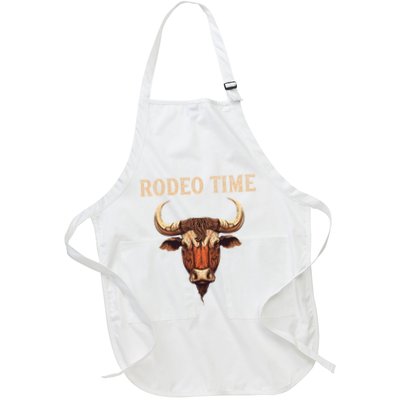 Rodeo Time Bull Riding Cowboy Bull Rider Apron
