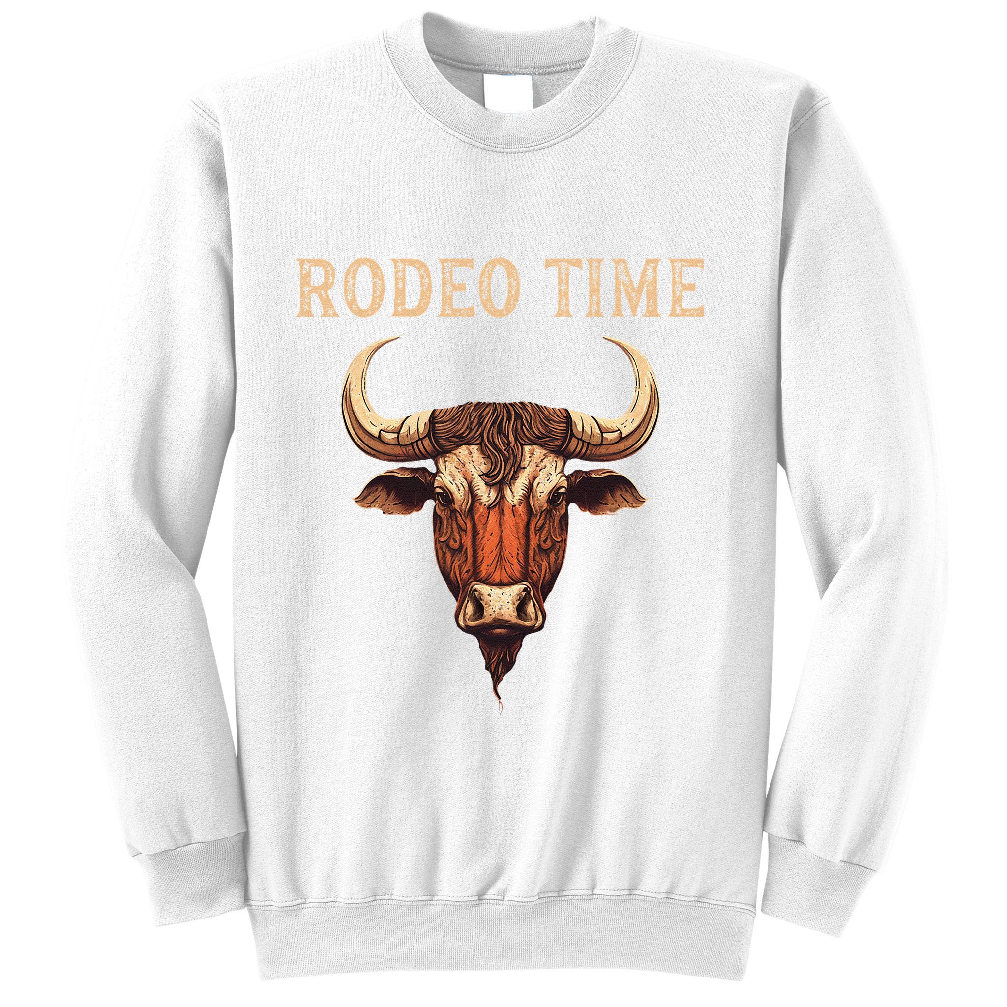 Rodeo Time Bull Riding Cowboy Bull Rider Sweatshirt