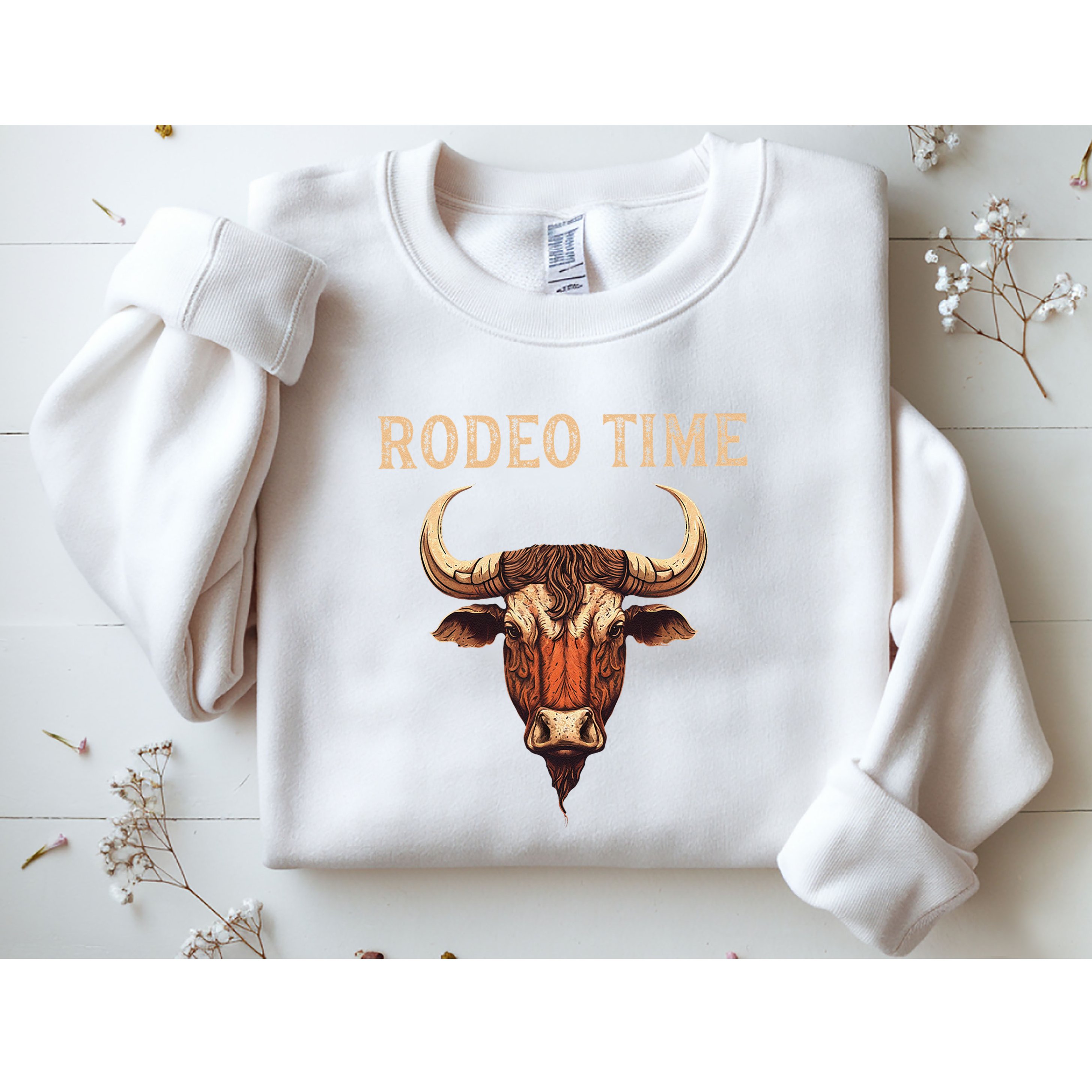 Rodeo Time Bull Riding Cowboy Bull Rider Sweatshirt