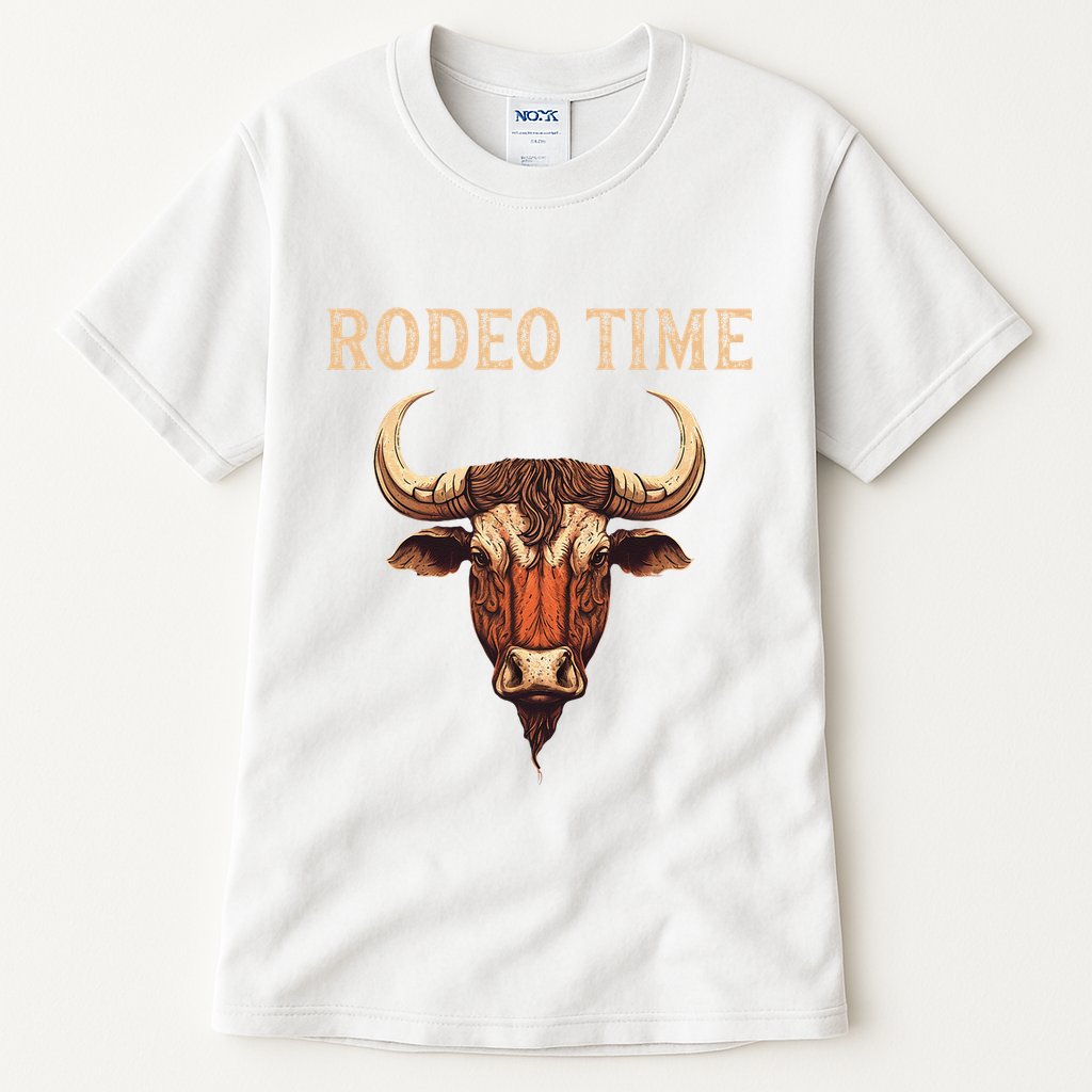 Rodeo Time Bull Riding Cowboy Bull Rider Tall T-Shirt