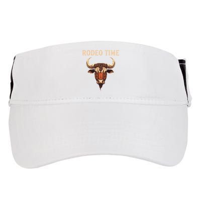 Rodeo Time Bull Riding Cowboy Bull Rider Adult Drive Performance Visor