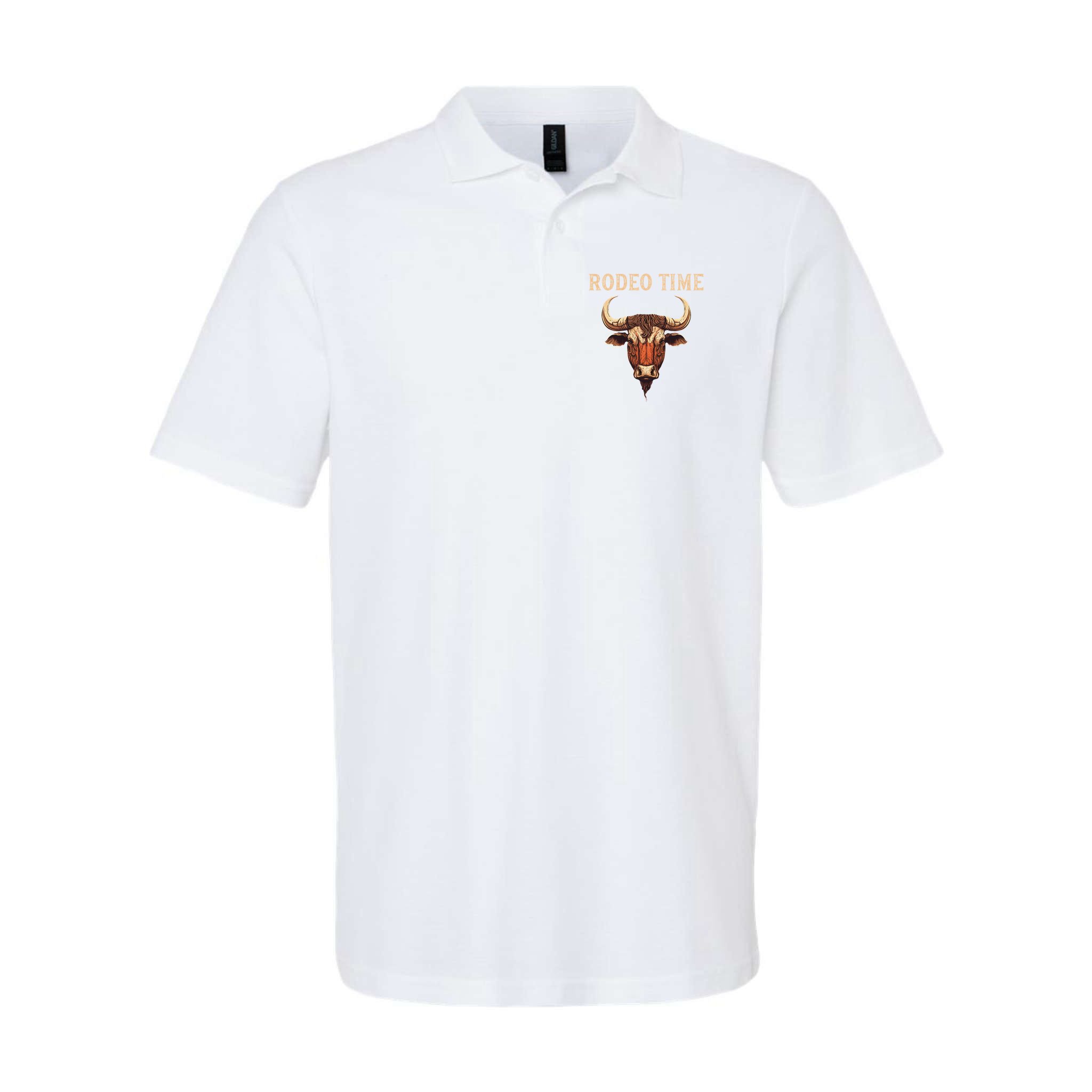 Rodeo Time Bull Riding Cowboy Bull Rider Polo