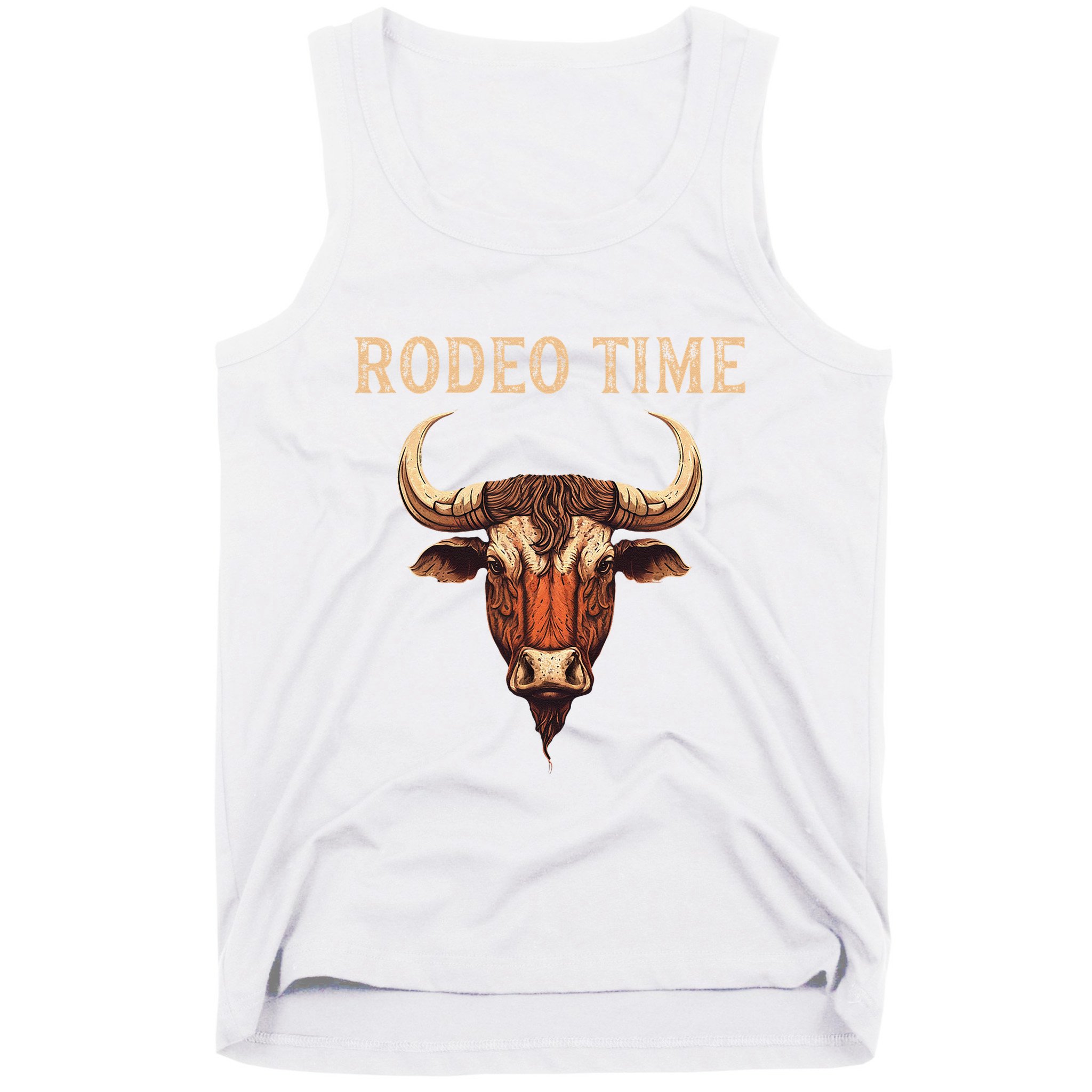 Rodeo Time Bull Riding Cowboy Bull Rider Tank Top