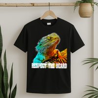 Respect The Beard Funny Bearded Dragon T-Shirt