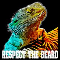 Respect The Beard Funny Bearded Dragon Bucket Hat