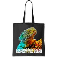 Respect The Beard Funny Bearded Dragon Bag