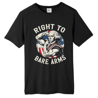 Right To Bare Arms 4th Of July Funny Gym George Washington Tall Fusion ChromaSoft Performance T-Shirt