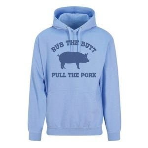 Rub The Butt Pull The Pork Unisex Surf Hoodie