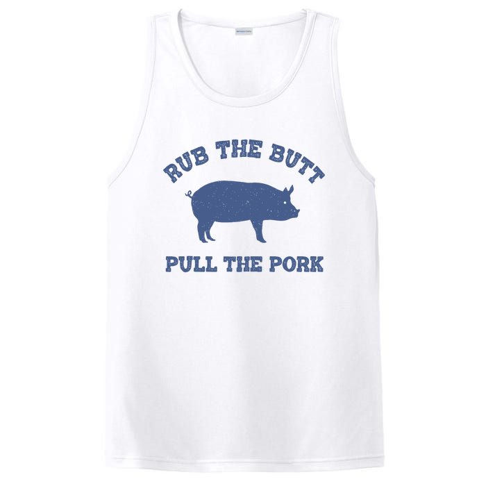 Rub The Butt Pull The Pork PosiCharge Competitor Tank