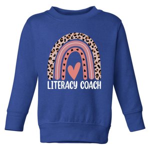 Reading Teacher Back School Rainbow Literacy Coach Squad Meaningful Gift Toddler Sweatshirt