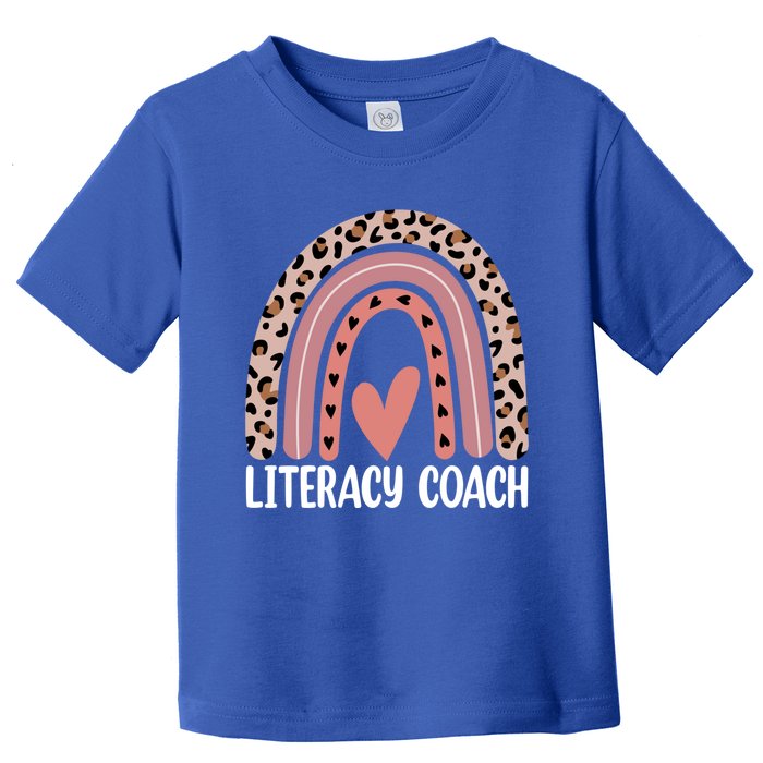 Reading Teacher Back School Rainbow Literacy Coach Squad Meaningful Gift Toddler T-Shirt