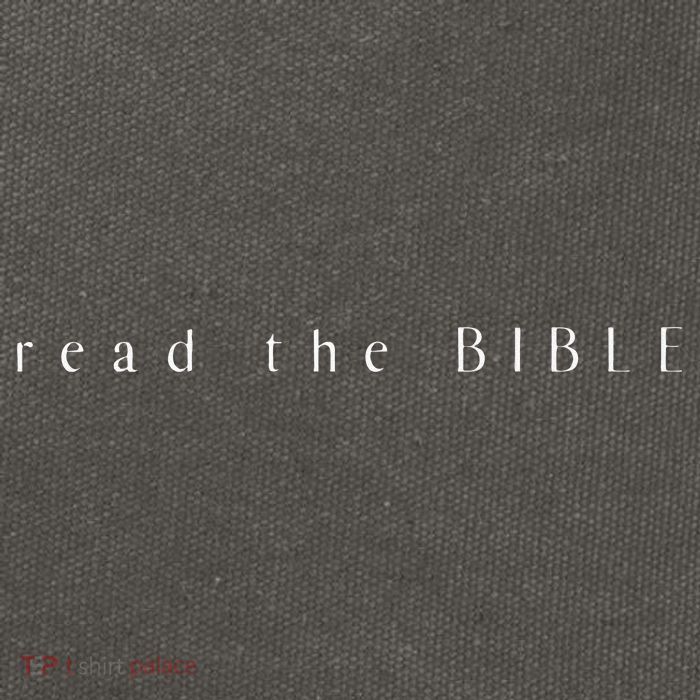 Read The BIBLE By 2415 Cotton Canvas Backpack