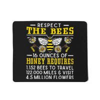 Respect The Bees 16 Ounces Of Honey Requires 1152 Bees To Mousepad