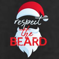 Respect The Beard Santa Claus Funny Christmas Hat