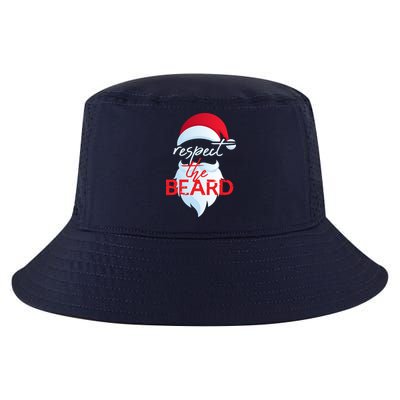 Respect The Beard Santa Claus Funny Christmas Cool Comfort Performance Bucket Hat