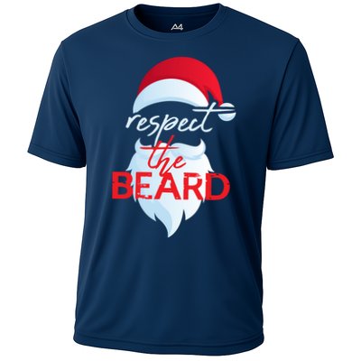 Respect The Beard Santa Claus Funny Christmas Performance Shirt
