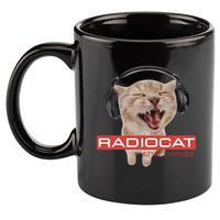 Radiocat The Bends Funny Music Cat Meme Cat Mom Cat Lover  11oz C Handle Ceramic Mug