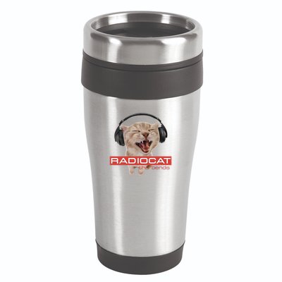 Radiocat The Bends Funny Music Cat Meme Cat Mom Cat Lover  16oz Travel Tumbler
