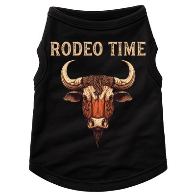 Rodeo Time Bull Riding Cowboy Bull Rider Rodeo Time Doggie Tank