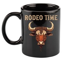 Rodeo Time Bull Riding Cowboy Bull Rider Rodeo Time 11oz C Handle Ceramic Mug