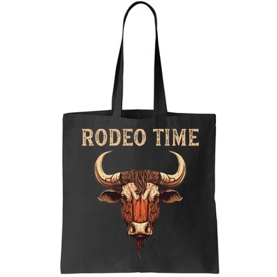 Rodeo Time Bull Riding Cowboy Bull Rider Rodeo Time Bag