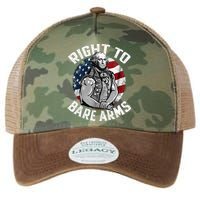 Right To Bare Arms 4th Of July Gym George Washington Legacy Tie Dye Trucker Hat