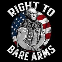 Right To Bare Arms 4th Of July Gym George Washington Performance Shirt