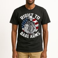 Right To Bare Arms 4th Of July Gym George Washington Tall T-Shirt