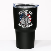 Right To Bare Arms 4th Of July Gym George Washington Tumbler