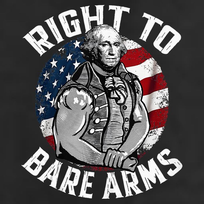 Right To Bare Arms 4th Of July Gym George Washington Tumbler