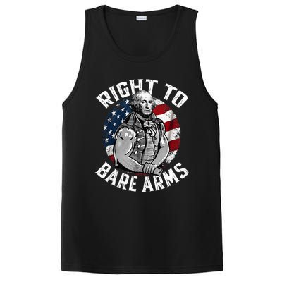 Right To Bare Arms 4th Of July Gym George Washington PosiCharge Competitor Tank