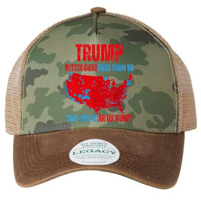 Retro Trump Better Coverage Than 5g Can You Hear Us Now Legacy Tie Dye Trucker Hat