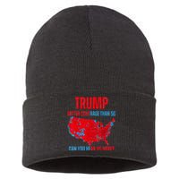 Retro Trump Better Coverage Than 5g Can You Hear Us Now Sustainable Knit Beanie