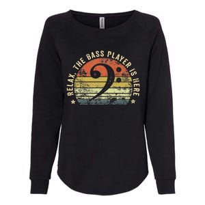 Relax The Bass Player Is Here Bassist Gifts Music Guitar  Womens California Wash Sweatshirt