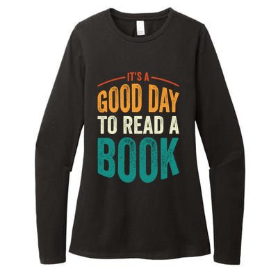 Reading Teacher Bookworm Its A Good Day To Read A Book Funny Gift Womens CVC Long Sleeve Shirt