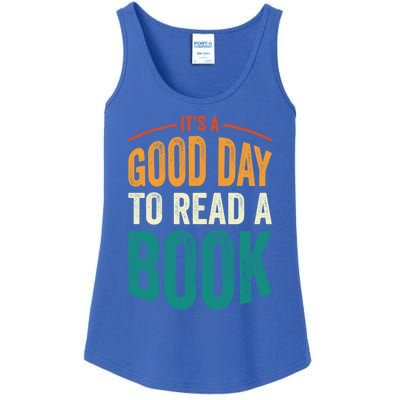 Reading Teacher Bookworm Its A Good Day To Read A Book Funny Gift Ladies Essential Tank