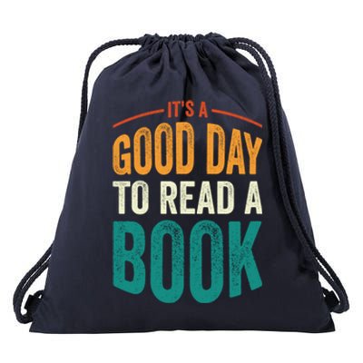 Reading Teacher Bookworm Its A Good Day To Read A Book Funny Gift Drawstring Bag