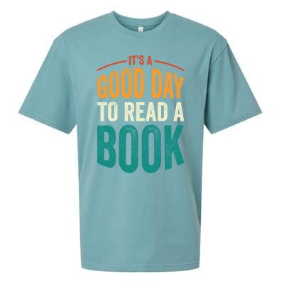 Reading Teacher Bookworm Its A Good Day To Read A Book Funny Gift Sueded Cloud Jersey T-Shirt