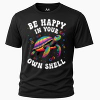 Rainbow Turtle Be Happy In Your Own Shell Autism Awareness   Cooling Performance Crew T-Shirt