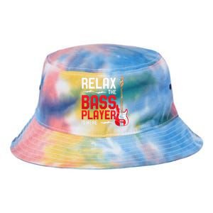 Relax The Bass Player Is Here Bass Guitar Tie Dye Newport Bucket Hat