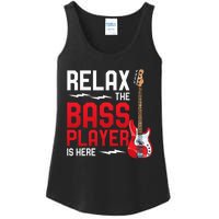 Relax The Bass Player Is Here Bass Guitar Ladies Essential Tank