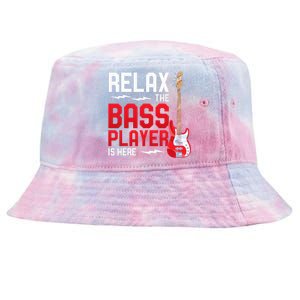 Relax The Bass Player Is Here Bass Guitar Tie-Dyed Bucket Hat