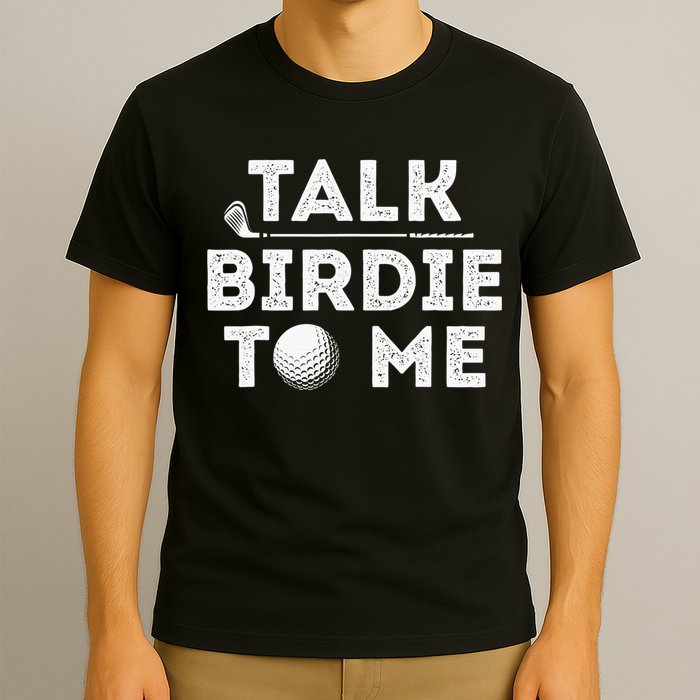Retro Talk Birdie To Me Funny Golf Player Pun Golfer T-Shirt