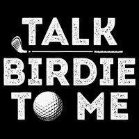Retro Talk Birdie To Me Funny Golf Player Pun Golfer Bucket Hat