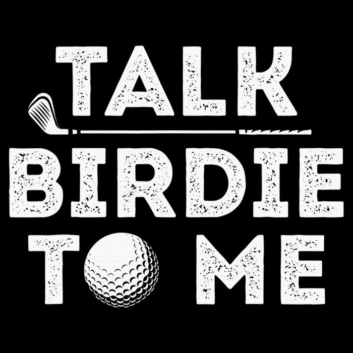 Retro Talk Birdie To Me Funny Golf Player Pun Golfer Bucket Hat