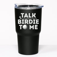 Retro Talk Birdie To Me Funny Golf Player Pun Golfer Tumbler
