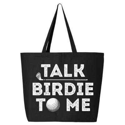 Retro Talk Birdie To Me Funny Golf Player Pun Golfer 25L Jumbo Tote