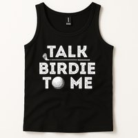 Retro Talk Birdie To Me Funny Golf Player Pun Golfer Tank Top