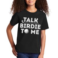 Retro Talk Birdie To Me Funny Golf Player Pun Golfer Kids T-Shirt