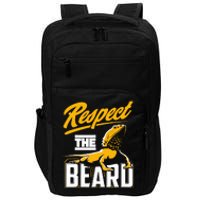 Respect The Beard Pogona & Bearded Dragon Impact Tech Backpack